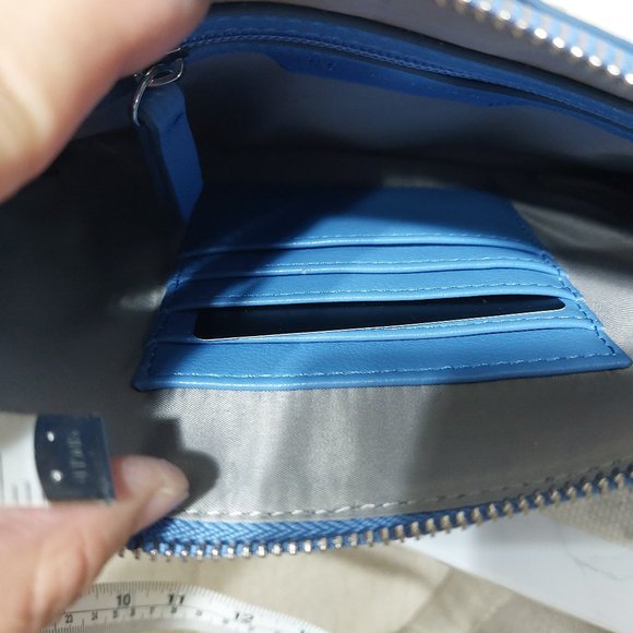 I.N.C. INTERNATIONAL CONCEPTS Molyy Party Pouch Wristlet Pretty Peri Blue - Picture 7 of 8